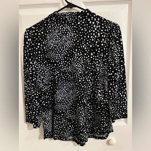 Adrienne Vittadini Size Small 3/4 Sleeve Blouse - Picture 4 of 5